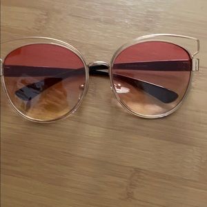 gold and pink sunglasses